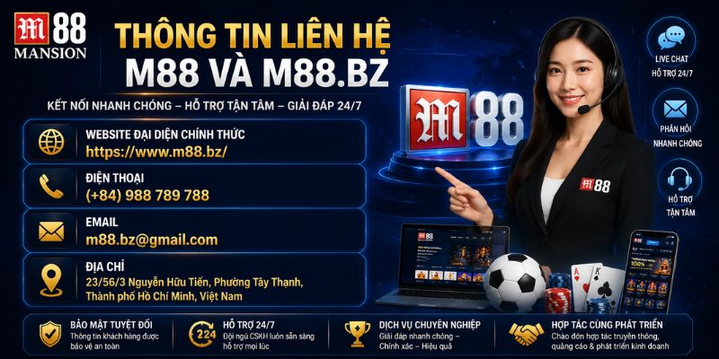 liên hệ m88 và m88.bz
